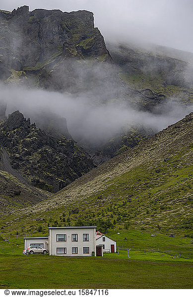 remote farmhouse in the south of Iceland