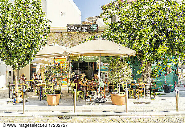 Restaurant- und Cafészene in Paphos  Zypern  Europa