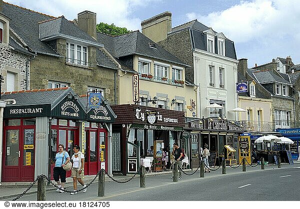 Restaurants  Cancale  Brittany  France  Europe