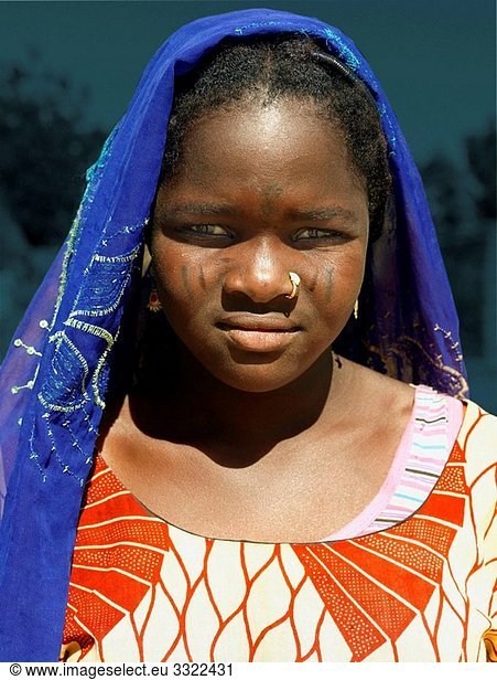 Retrato de una mujer nigeriana