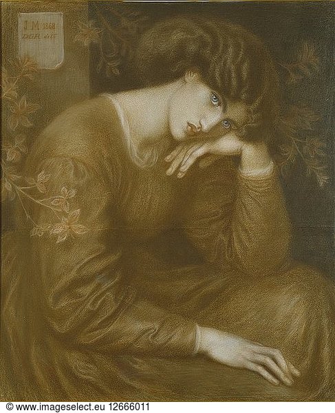 Reverie  1868. Artist: Dante Gabriel Rossetti.