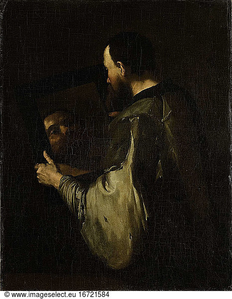 Ribera  Jusepe de 1591–1652. Philosopher with Mirror  1600–1652. Oil on canvas  89 × 113 cm.
Inv. Nr. SK-A–3883
Amsterdam  Rijksmuseum.