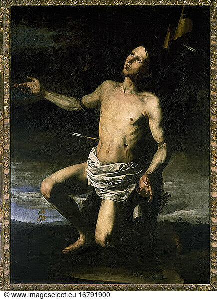 Ribera  Jusepe de 1591–1652. “St. Sebastian   c. 1616/18. Oil on canvas  179 × 139cm.
Osuna  Museo Parroquial.