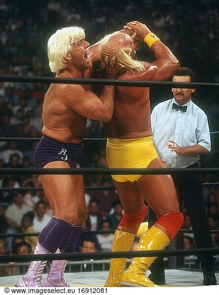 Ric Flair Hulk Hogan  1994 Photo By John Barrett/PHOTOlink