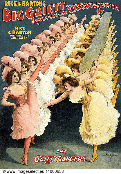 Rice and Barton's Big Gaiety  Vaudeville  1900