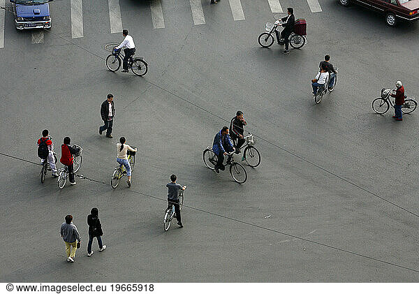 riding bikes in Beijing
