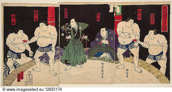Ringkampf Umegatan gegen Sakaigawa  1877.