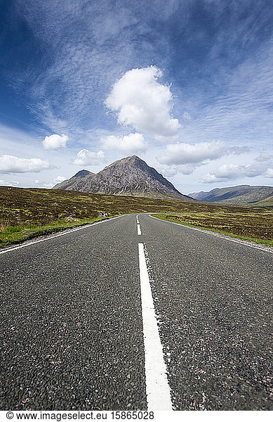 Road through Glencoe  Scotland  United Kingdom  Europe