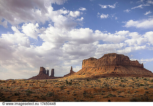 Roadside landscapes and views near Monument Valley  Arizona.