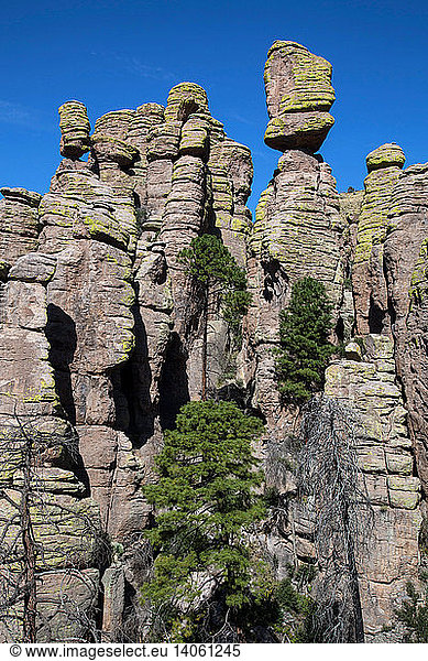 Rock pinnacles  Chiricahua National Monument  AZ