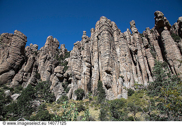 Rock pinnacles  Chiricahua National Monument  AZ