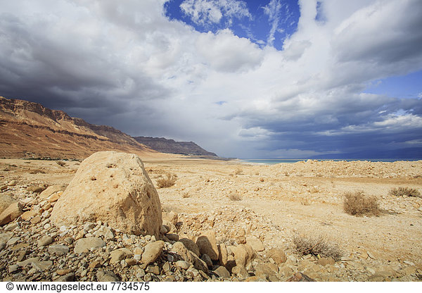 Rocks On An Arid Landscape  Jordan Valley Israel