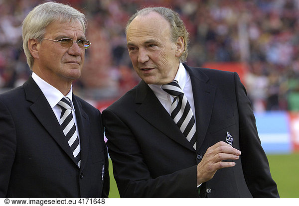 Rolf KÖNIGS (rechts) Präsident und Siegfried SÖLLNER (links) Vize-Präsident Borussia Mönchengladbach
