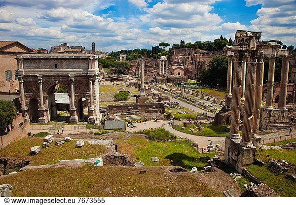 Rom  Hauptstadt  Forum Romanum  Latium  Italien