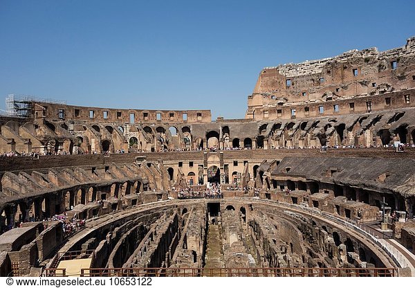 Rom Hauptstadt innerhalb Kolosseum Italien römisch