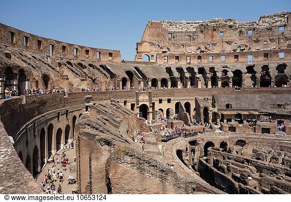 Rom Hauptstadt innerhalb Kolosseum Italien römisch