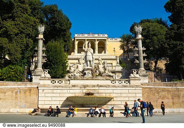 Rom Hauptstadt Italien Piazza del Popolo