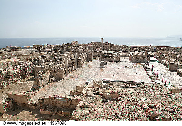 Roman Agora,  Kurion Ancient site,  Cyprus Island,  Greece,  Europe