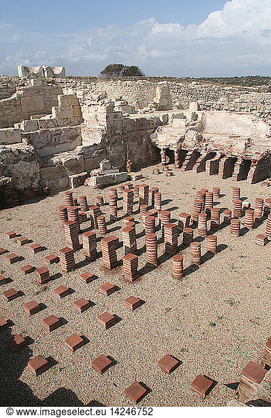 Roman Agora  Kurion Ancient site  Cyprus Island  Greece  Europe