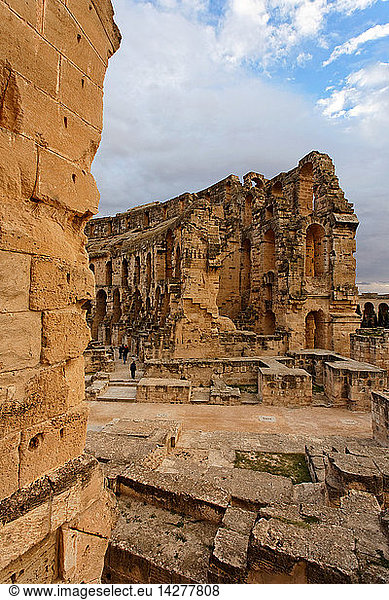 Roman amphitheatre  El Djem  Tunisia  North Africa