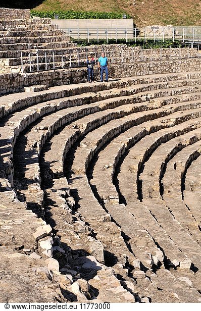 Roman amphitheatre  Tarragona. Catalonia  Spain