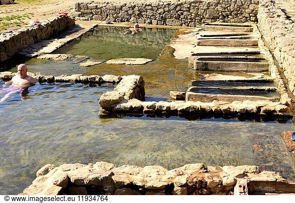 Roman bath of Os Baños  Orense  Spain.