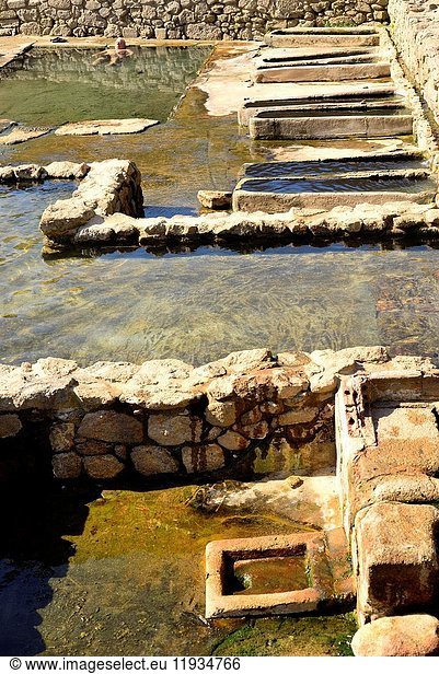 Roman bath of Os Baños  Orense  Spain