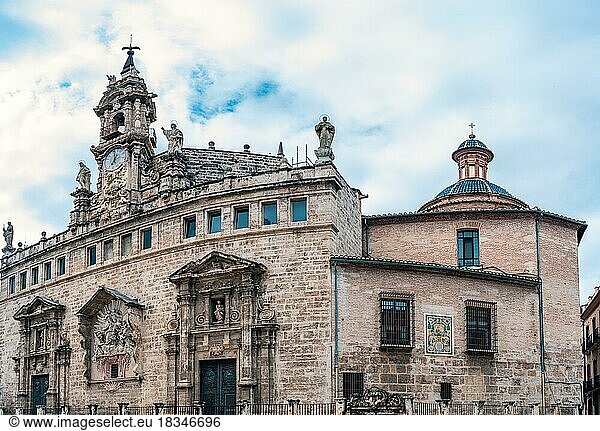 Roman Catholic Church Santos Juanes  Mercat  Valencia  Spain  Europe