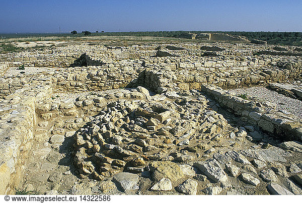 roman excavations  canne della battaglia  italy
