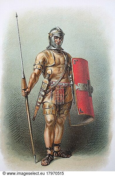 Roman legionary soldier Roman legionary soldier, after a model in the ...