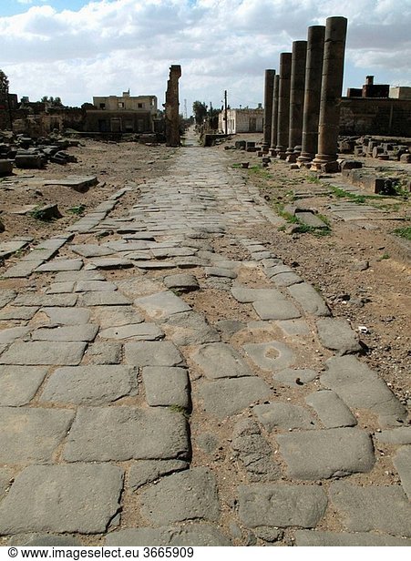 Roman ruins  Bosra  Syria