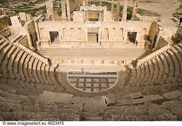 Roman ruins of Jerash  Jordan  Asia