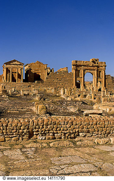 Roman Ruins of Sufetula  Tunisia