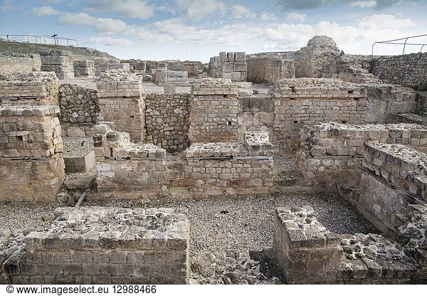 Roman ruins of Valeria Castile La Mancha Cuenca Spain.