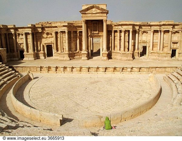 Roman theater  Palmyra  Syria