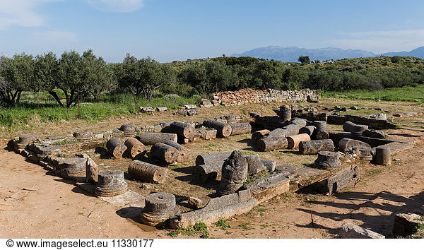 Roman villa in Aptera in Crete