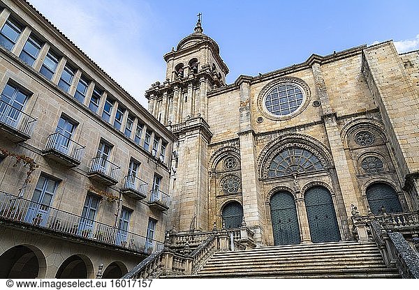 Romanische Kathedrale von Ourense  Galicien  Spanien.