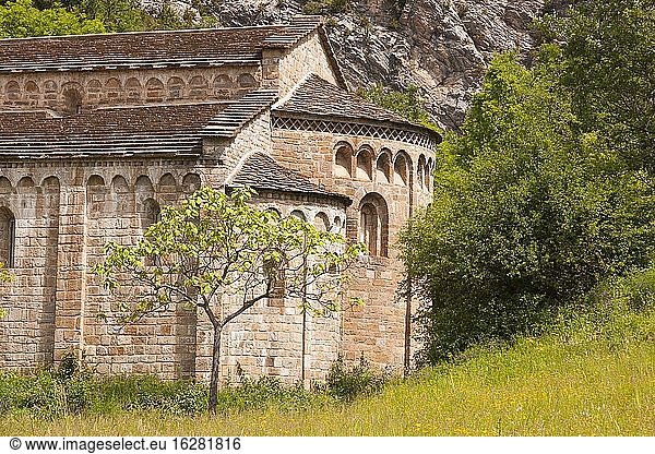 Romanische Kirche. Huesca. Spanien.