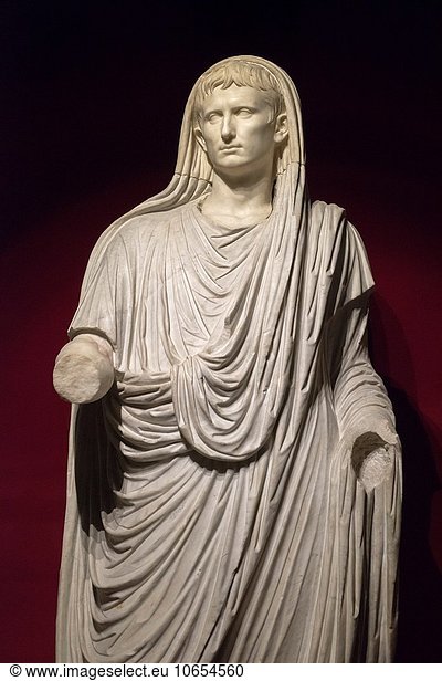 Rome. Italy. Emperor Augustus aka Augustus of via Labicana. Museo ...