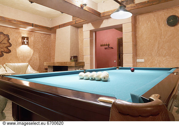 Room With a Billiard Table