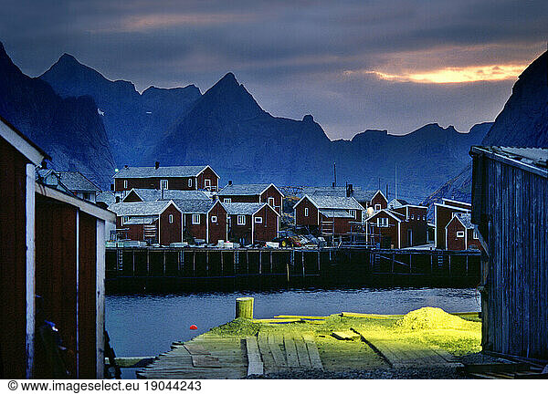 Rorbu (fishermens huts) in Reine