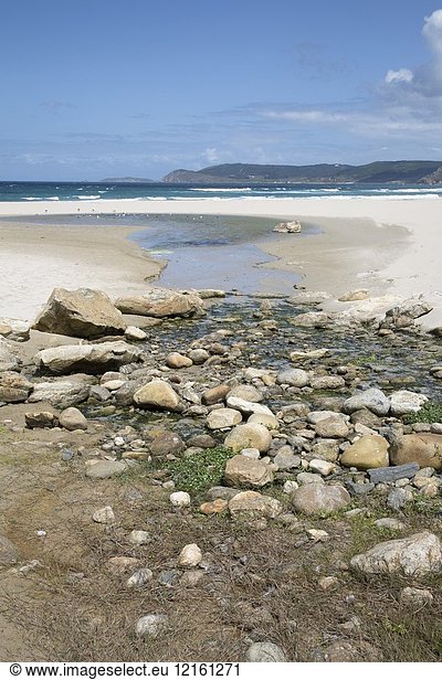 Rostro Beach  Finisterre  Costa de la Muerte  Galicia  Spain.