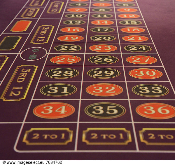 Roulette table  casino