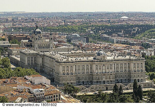 Royal Palace  Palacio Real  Madrid  Capital  Spain  Southern Europe  Europe