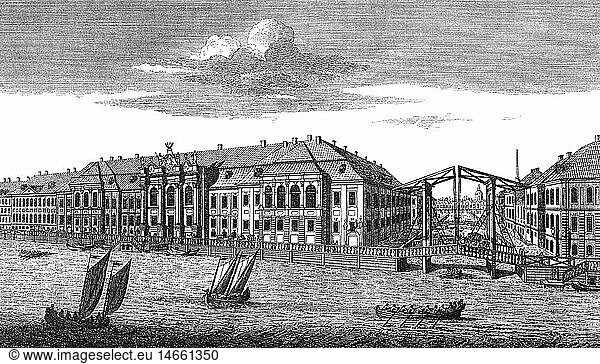 RuÃŸland hist.- StÃ¤dte  Sankt Petersburg  Winterpalast (erbaut ab 1711 RuÃŸland hist.- StÃ¤dte, Sankt Petersburg, Winterpalast (erbaut ab 1711,