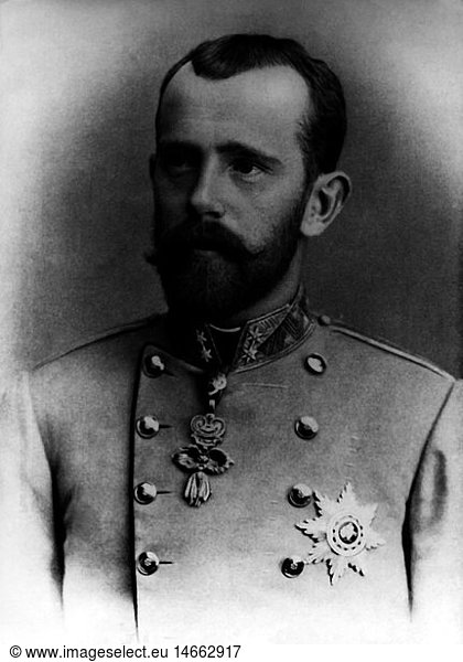 Rudolf  21.8.1858 - 30.1.1889  Kronprinz von Ã–sterreich-Ungarn  Portrait  1883 Rudolf, 21.8.1858 - 30.1.1889, Kronprinz von Ã–sterreich-Ungarn, Portrait, 1883,