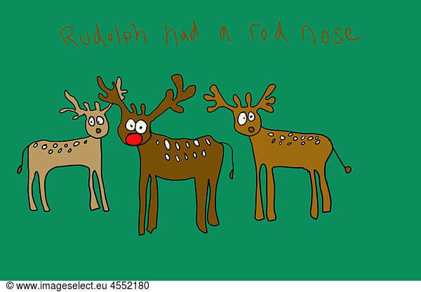 Rudolph had a red nose