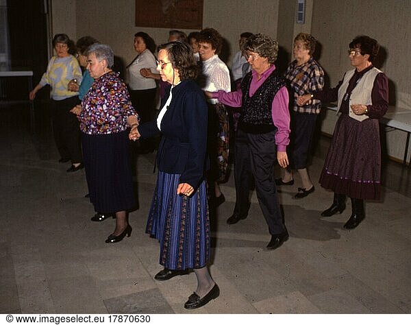 Ruhrgebiet. Seniorinnen Frauengruppe ca. 1989