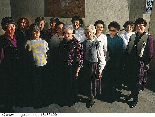 Ruhrgebiet. Seniorinnen-Frauengruppe ca. 1989