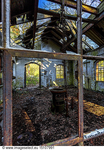 Ruin  Beelitz-Heilstaetten  Brandenburg  Germany